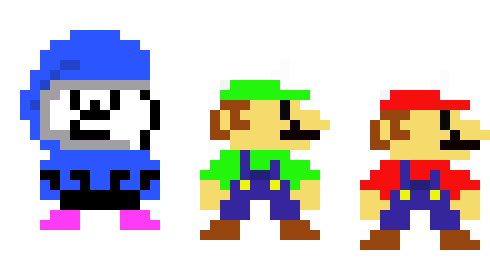 [9664c4] Mario and luigi and sans