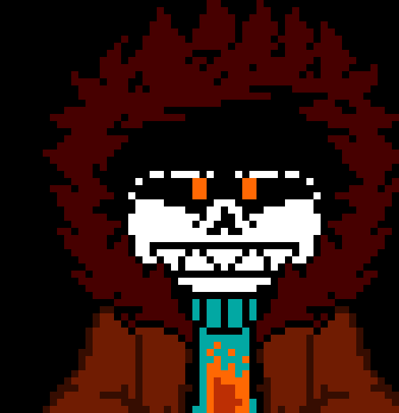 [d959ff] *stil looks him in the eyes and looks mad at him* .. whatever im going to grillbys *teleports to grillbys but punches him before leaving* 