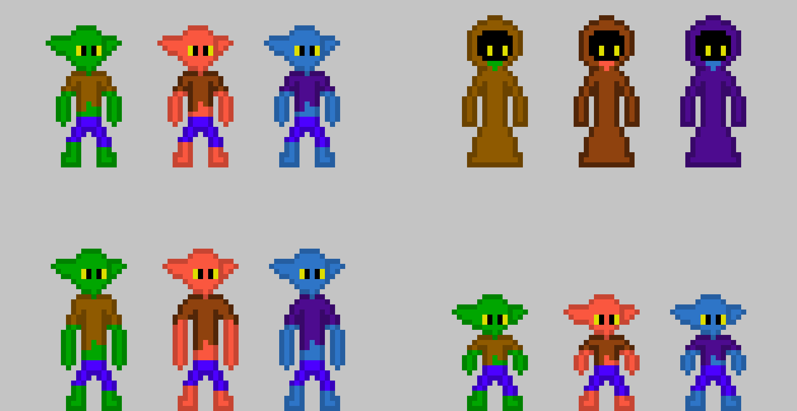 [30dec3] i'll just make like, a goblin boss for the three types. -Ez