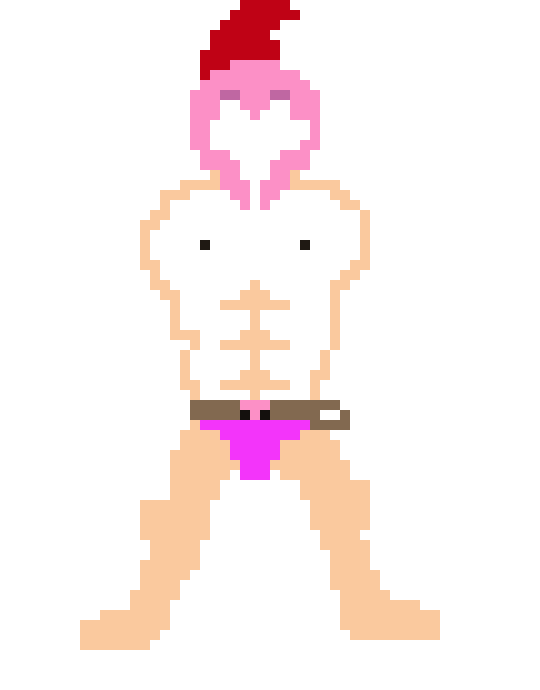 [9664c4] pink underwear sparts