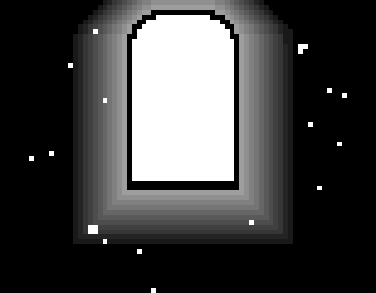 [9664c4] room 1 black door sparkle 9