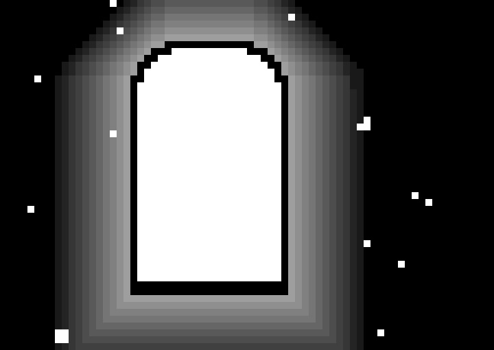 [9664c4] room 1 black door sparkle 15