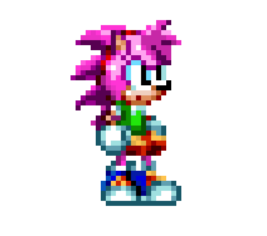 [3925fd] Amy Rose (Mania Style)