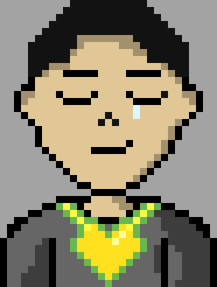 [90896a] Hm. *He stares a minute at where the dust is, then presses on.*