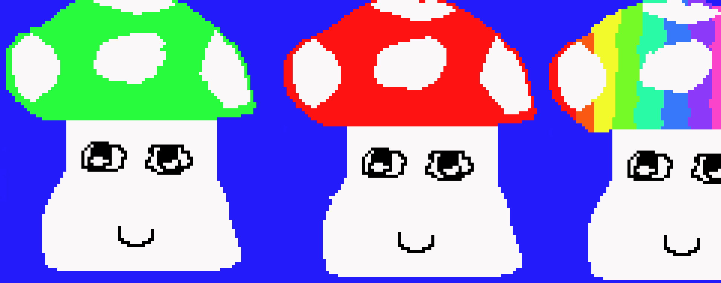 [9664c4] mario mushrooms