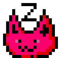 [05b0c1] *In the warmth the Bandana fades as the cat falls asleep*