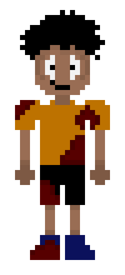 [25d002] *He looks at the empty streets, abandoned stores and forgotten buildings litter the area*