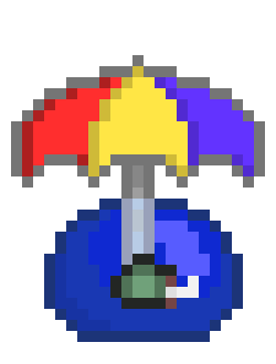 [792f74] Umbrella Slime done, and thats 10 out of 25 slimes drawn... Next is the Umbrella slime, and do you know why its my favorite?