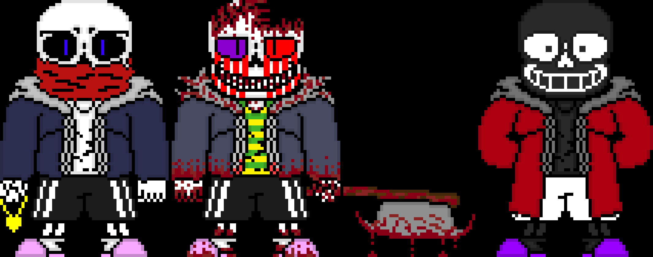 [e8cb42] The Non Recolour Sanses Trio