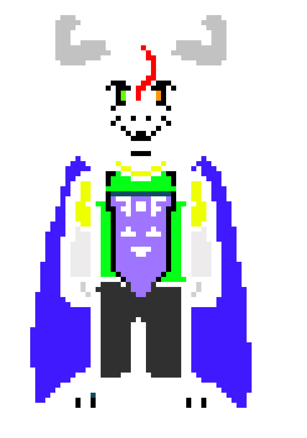 [9664c4] Asriel Nova colored battle sprite