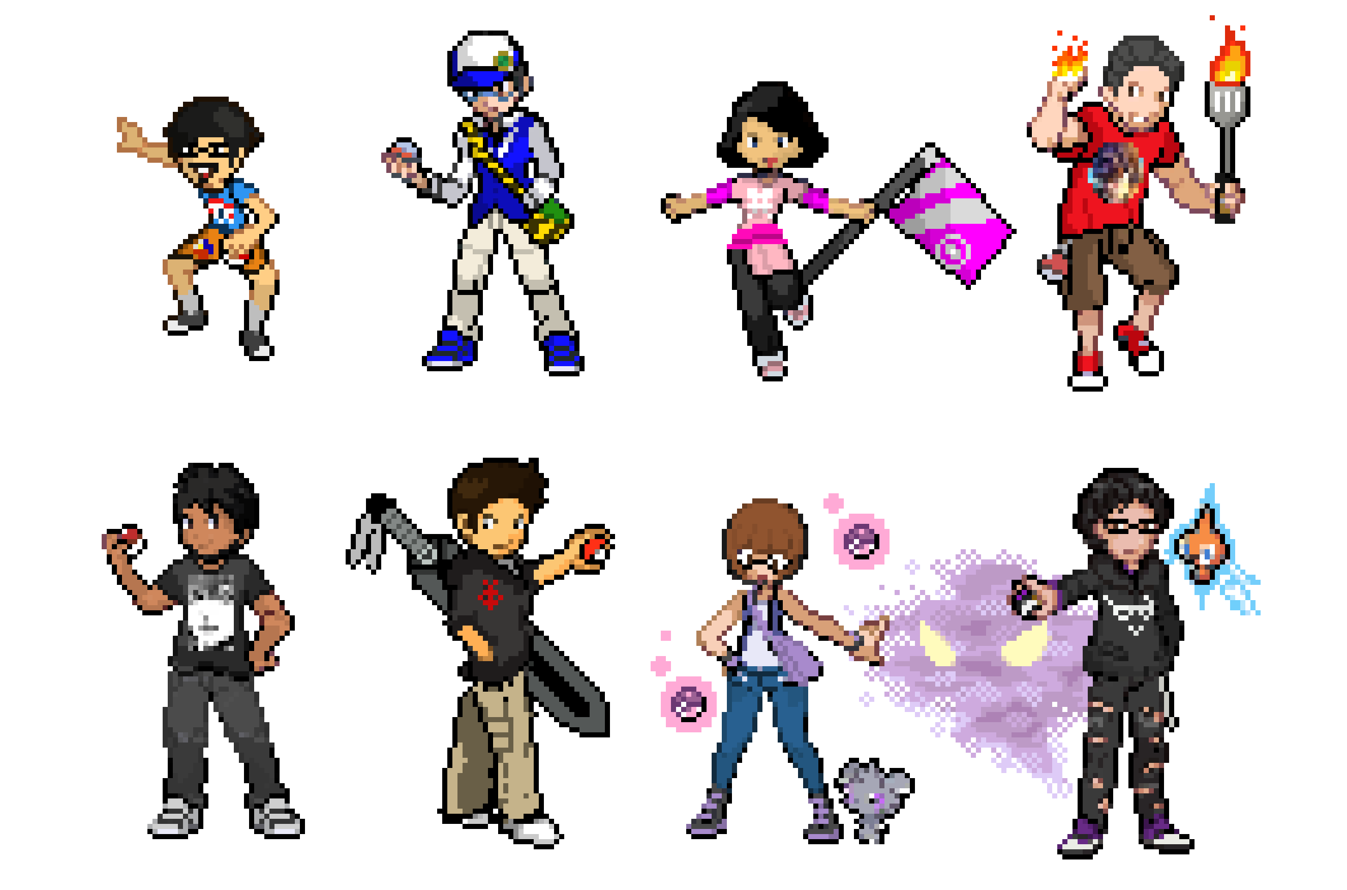 [51dd21] Gym Leader sprites