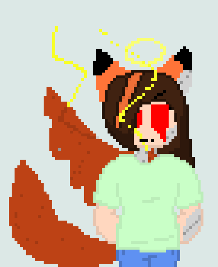 [d8d976] *Charges at Bean dodging Inkys arrows* *Punches Bean* -GAF