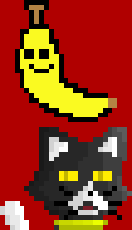 [90896a] Okay, I know I'm late to this. But... "It's a bananana! Next to a bananana!"