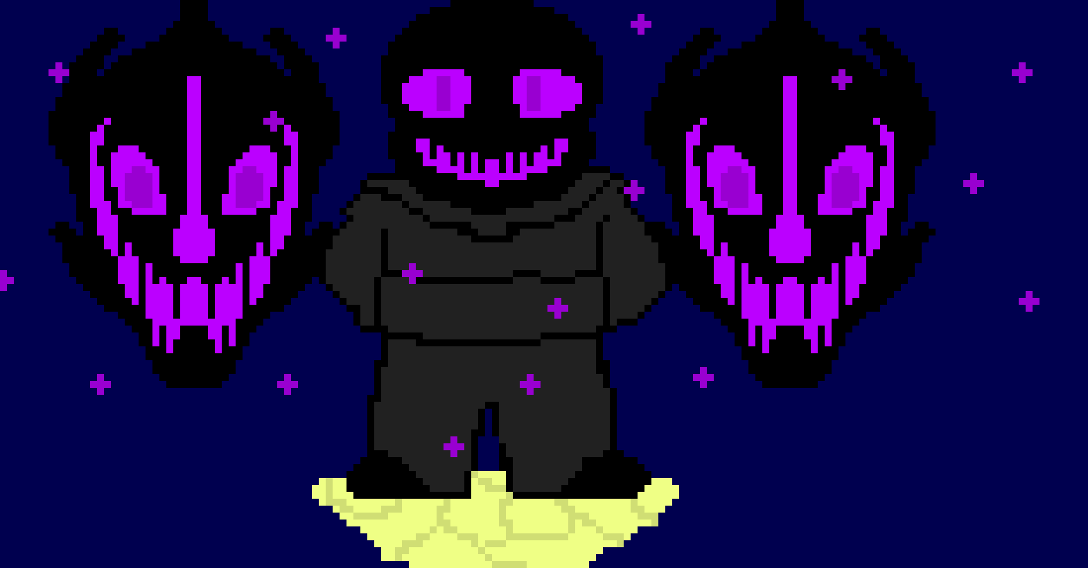 [66de4e] Sans With Gaster Blasters Sprite (FIXED!)