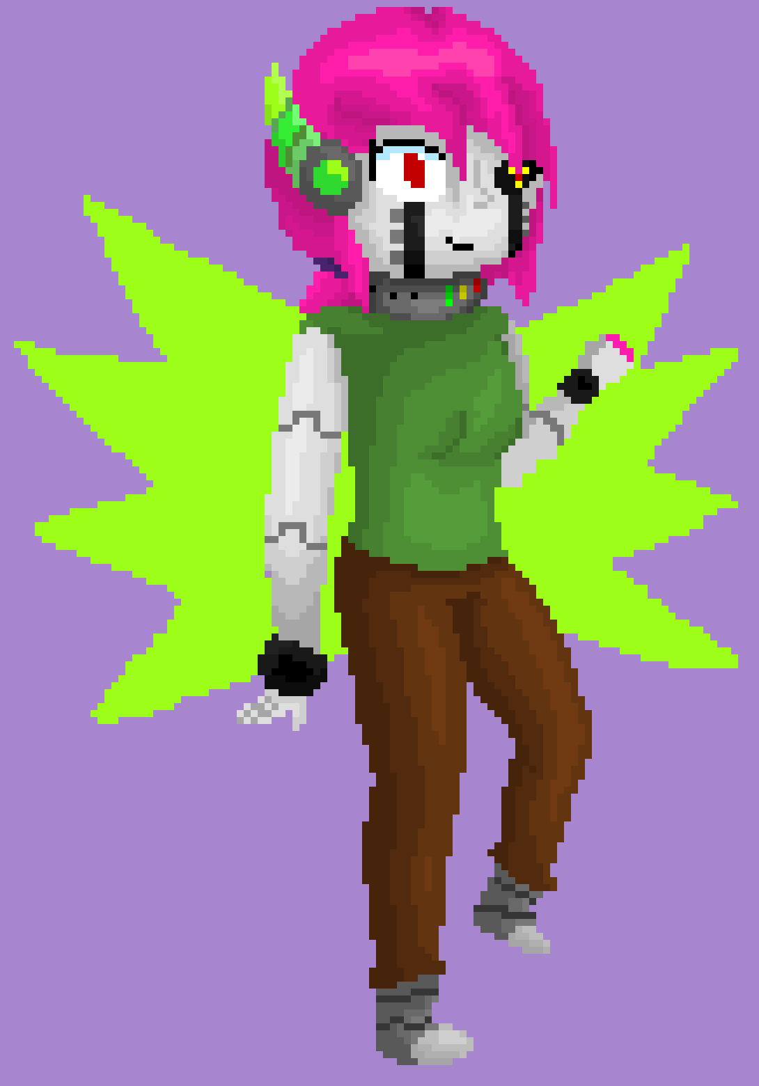 [3274ff] I think again...and I decide to change wings design and expression - DST