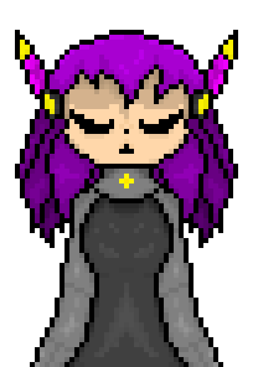 [965131] *she closes her eyes, lets out a sigh and starts quietly talking to herself*