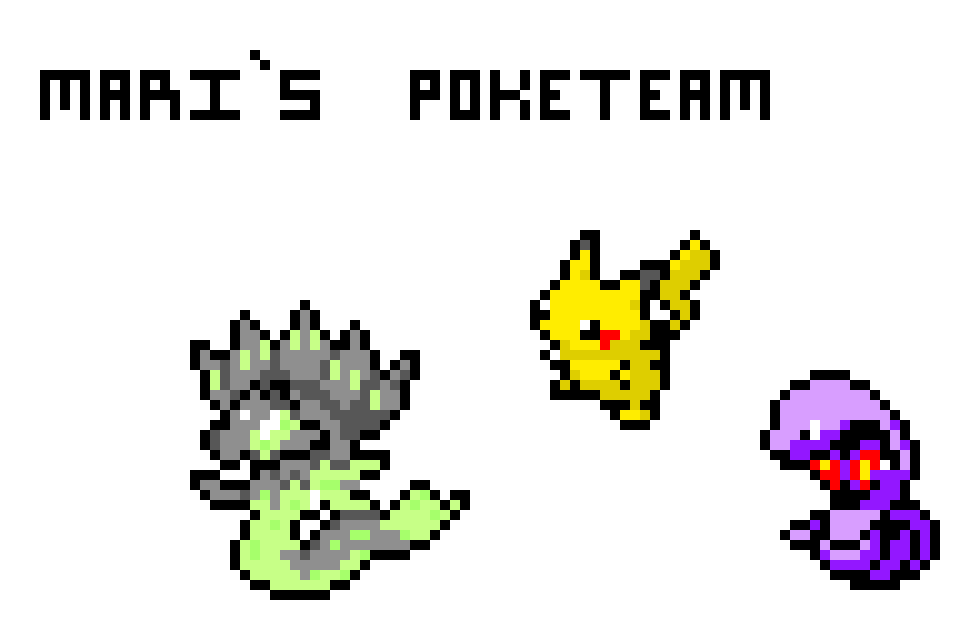 [9664c4] Mari's Poketeam