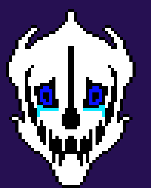 [7a4037] *(blue is as big as Multiverse's head) Blue appears and floats up to Red and calms him down