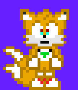 [adfb74] Tails.X-*He used the Chaos Emerald piece and was teleported to the camp*