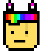 [401102] *sitting on the couch playing with his hair*-smol rainbow