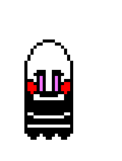 [9664c4] the puppet=Napstablook FNAFTALE pixel art challenge