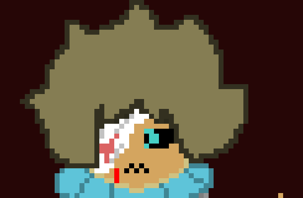 [5b234a] Alex - *bandages face*