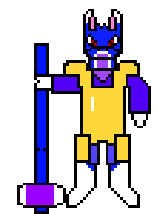 [9664c4] Blue as Asgore