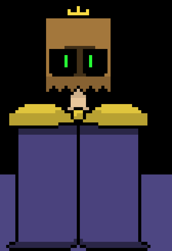 [a81234] i found this...it looks like dr.flug from villainous mixed with asgore...anyone mind if i sorta...riff on this and make a new karma? -karma