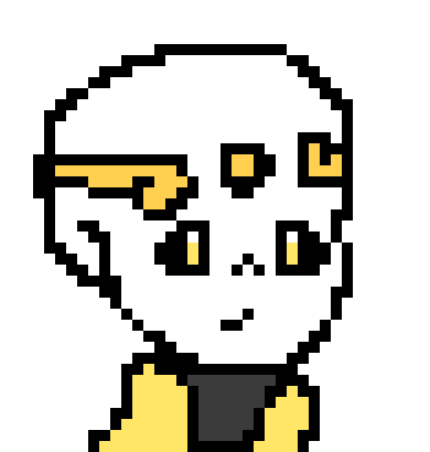 [b864cc] B.Dream went over to DR's side and put a small bow on his chest then, went off to find some food-