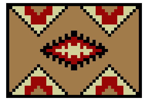 [9057f8] Navajo Print