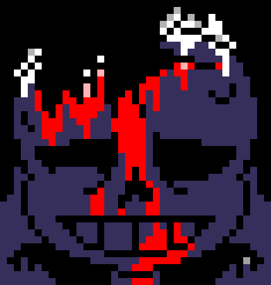 [7ce906] Urgh.. *(He'd seem to have regain control.) -HorrorTale Sans