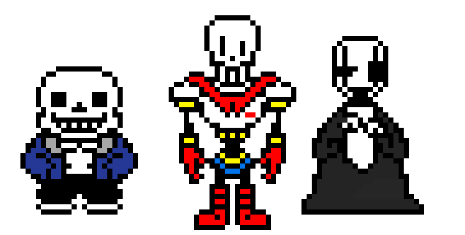 [9664c4] Undertale skeleton family