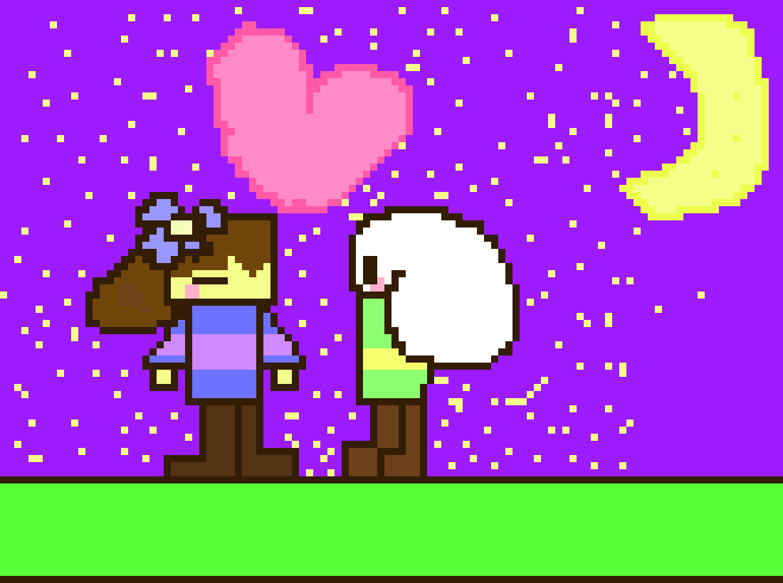 [981abf] Frisk + Asriel 