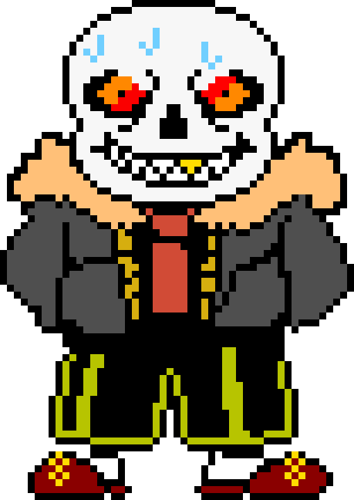 [65530b] glitchFell - Sans Battle Sprite