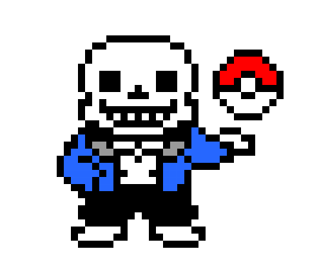 [9664c4] Sans' Sprite w/ Pokeball