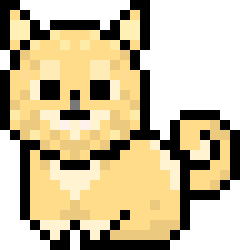 [b3d572] cachorro amarelo sprite 3