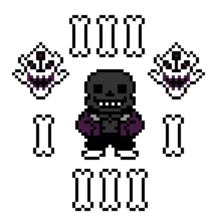 [9664c4] Corrupt Sans' Sprite (Attacks)
