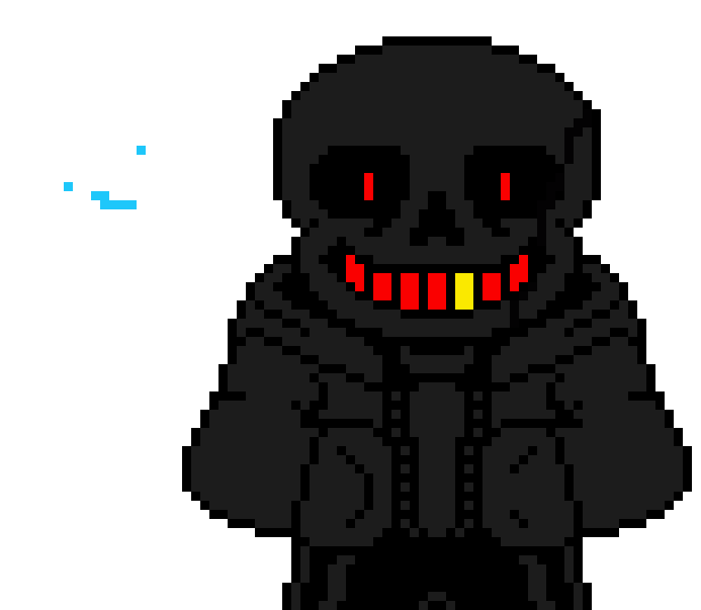 [3fcaee]  this looks like someone ran over sans with black paint this is just unoriginal