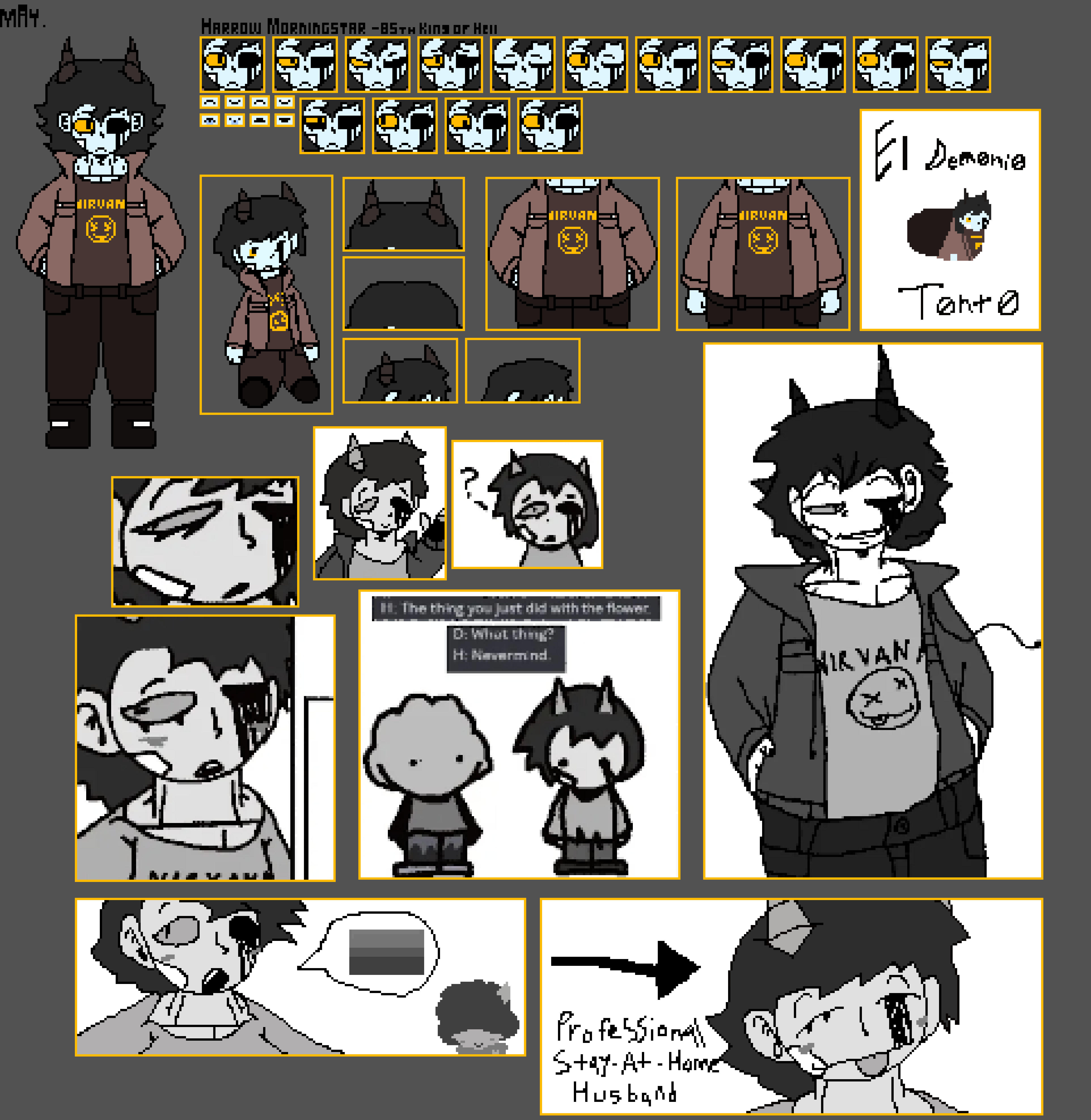 [14e409] Harrow Morningstar, my full sheet.