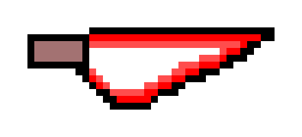 [e27272] *Fell presses a button and a knife goes flying into the air*