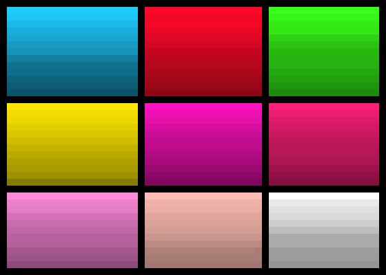 [9664c4] ombre colors