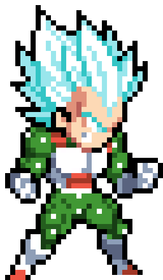 [f5f29d] snowflake saiyan evolved vegeta (christmas)