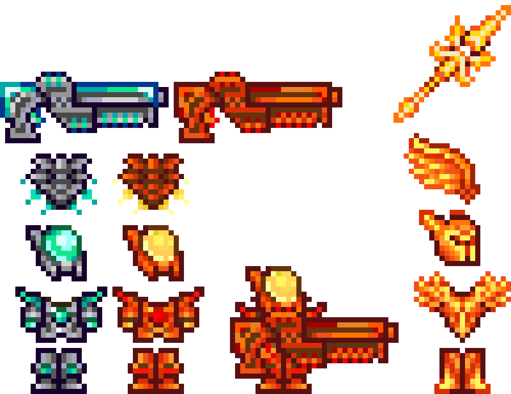 [c91422] Solar Vortex Armor and Weapon