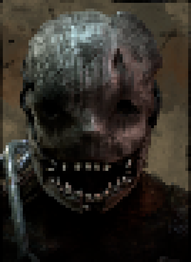 [55123c] *you hear slow, but heavy footsteps get louder as he gets closer to the sound of the beartrap* -The Trapper