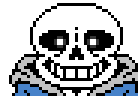 [506291] sans doesn't have an actual nose, but he has the skeleton part of it. so he basically does. - xavier