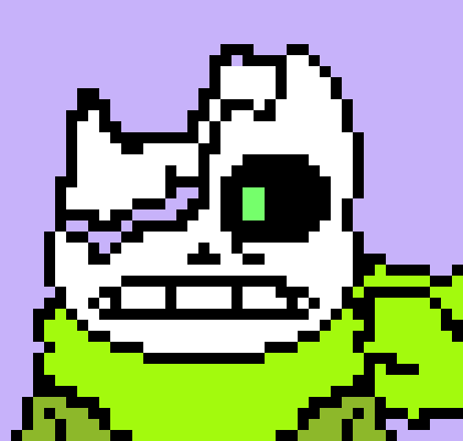 [342c1e] (what do you mean a smile- THIS IS ACID- acid was poured on his head a while back :v)