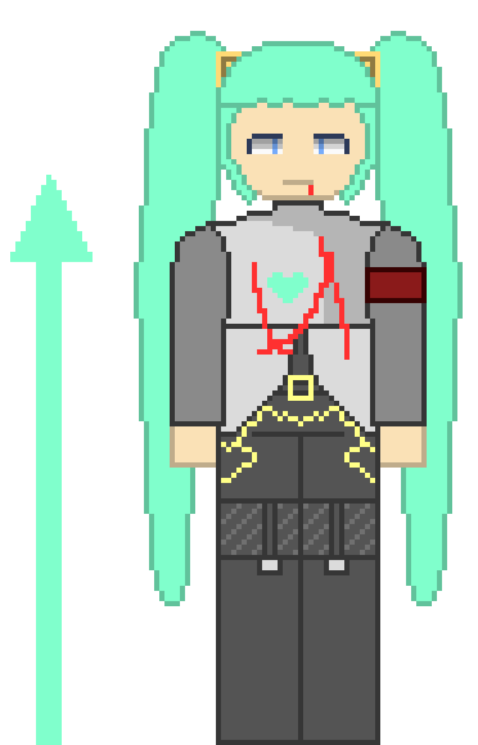 [6a7b6a] *While bleeding even more, she keeps striking Lewis*