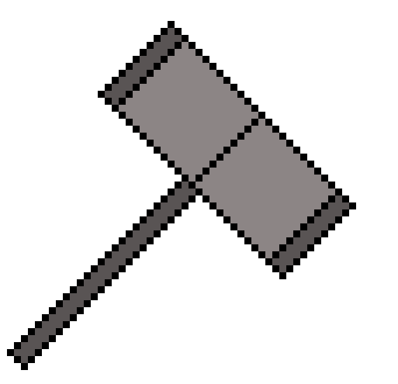 [9664c4] Pixel Ban Hammer