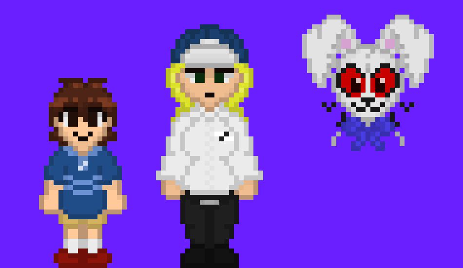 [df648d] might as well let you know that this is probably the only sprite im going to make today, that being vanny. the rest that i have to do would be a first for me concerning pixel art.