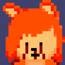 [d8d976] *She rolls on the floor* Ow... -Foxlya